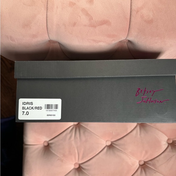 NWT🎄Betsey Johnson IDRIS RED/BLACK BOOTIE🎄size 7 - Picture 7 of 7